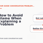How to Avoid Blame When Explaining a Problem in Tour Guide Conversation English
