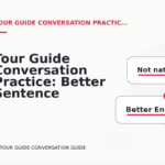 Tour Guide Conversation Practice: Better Sentence Choices