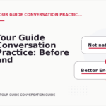 Tour Guide Conversation Practice: Before and After Corrections