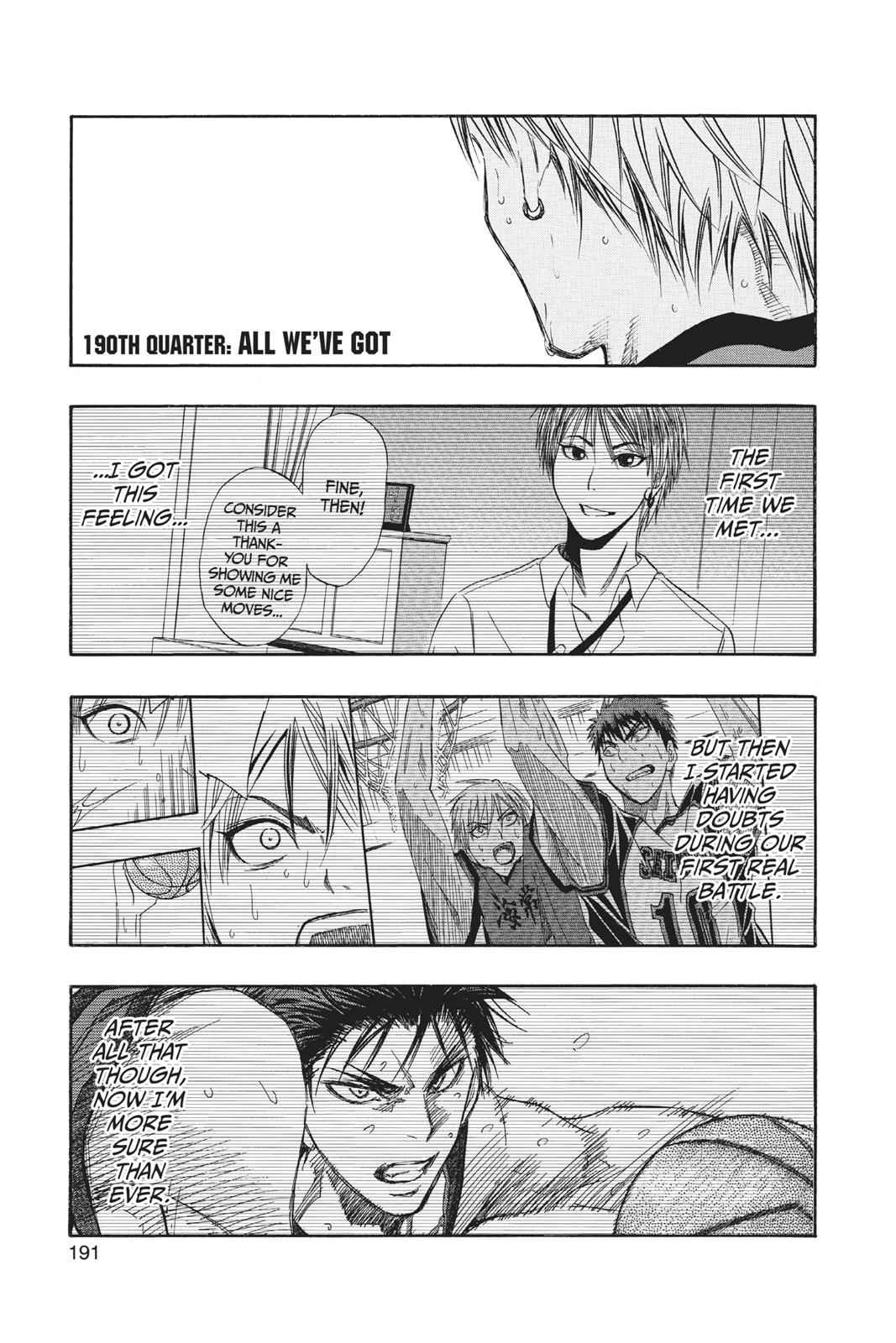Kuroko no Basket Chapter 190 Page 3
