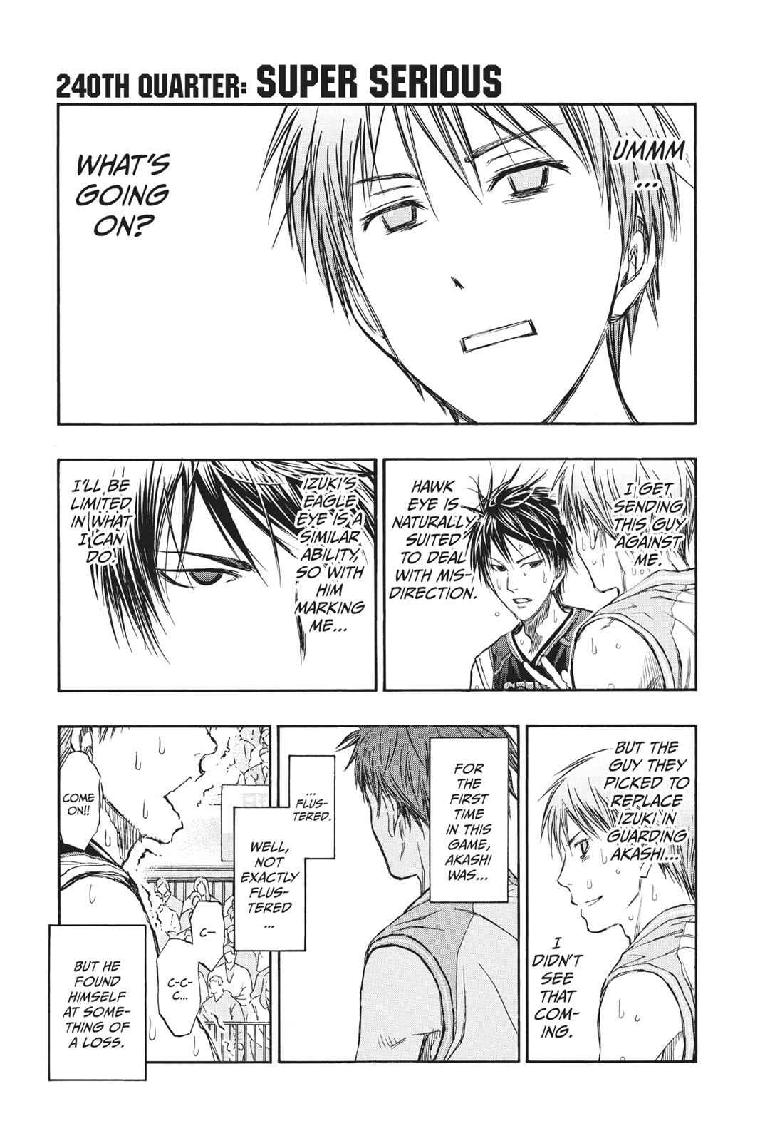 Kuroko no Basket Chapter 240 Page 1