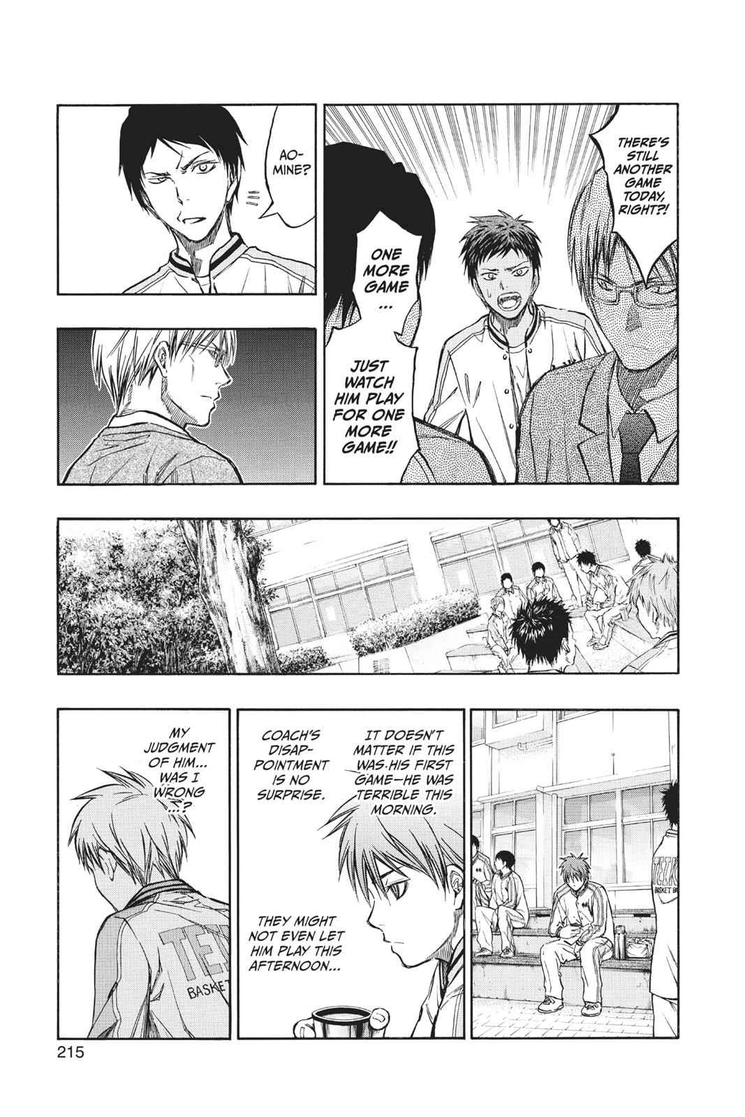 Kuroko no Basket Chapter 209 Page 3