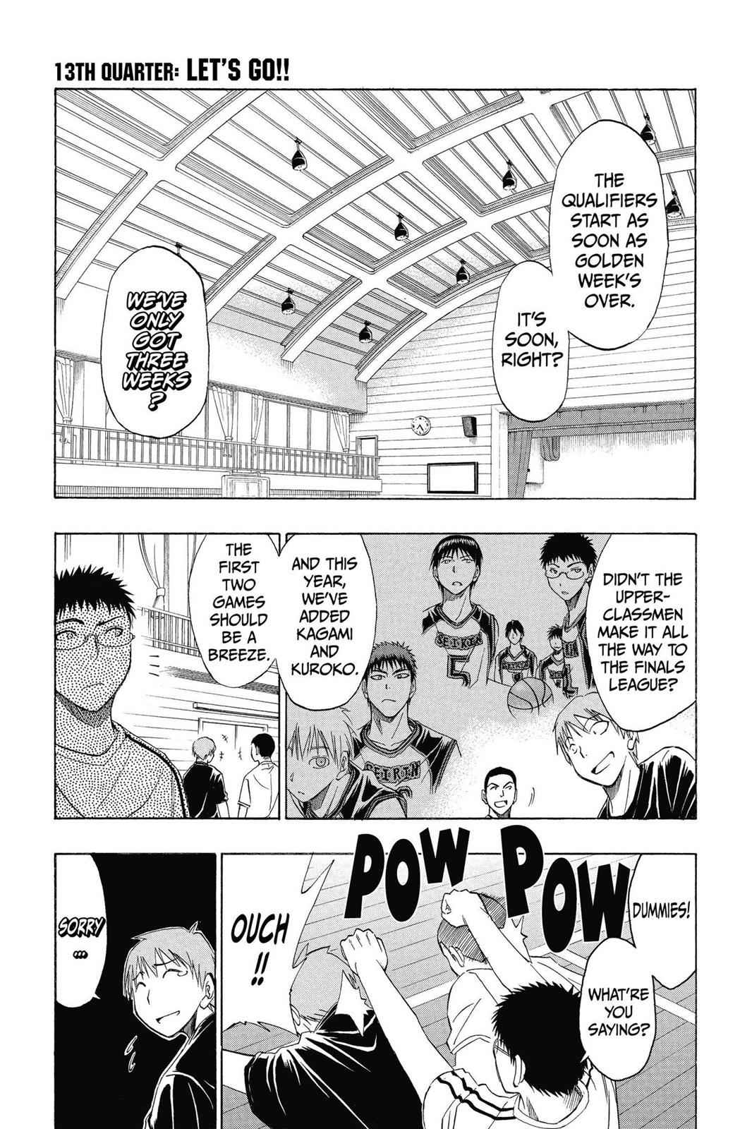Kuroko no Basket Chapter 13 Page 1
