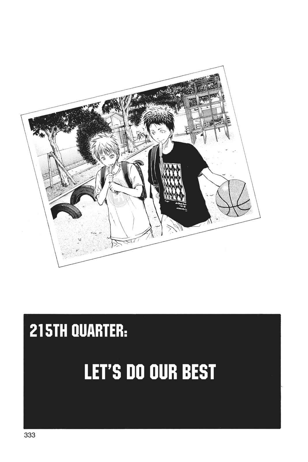 Kuroko no Basket Chapter 215 Page 1