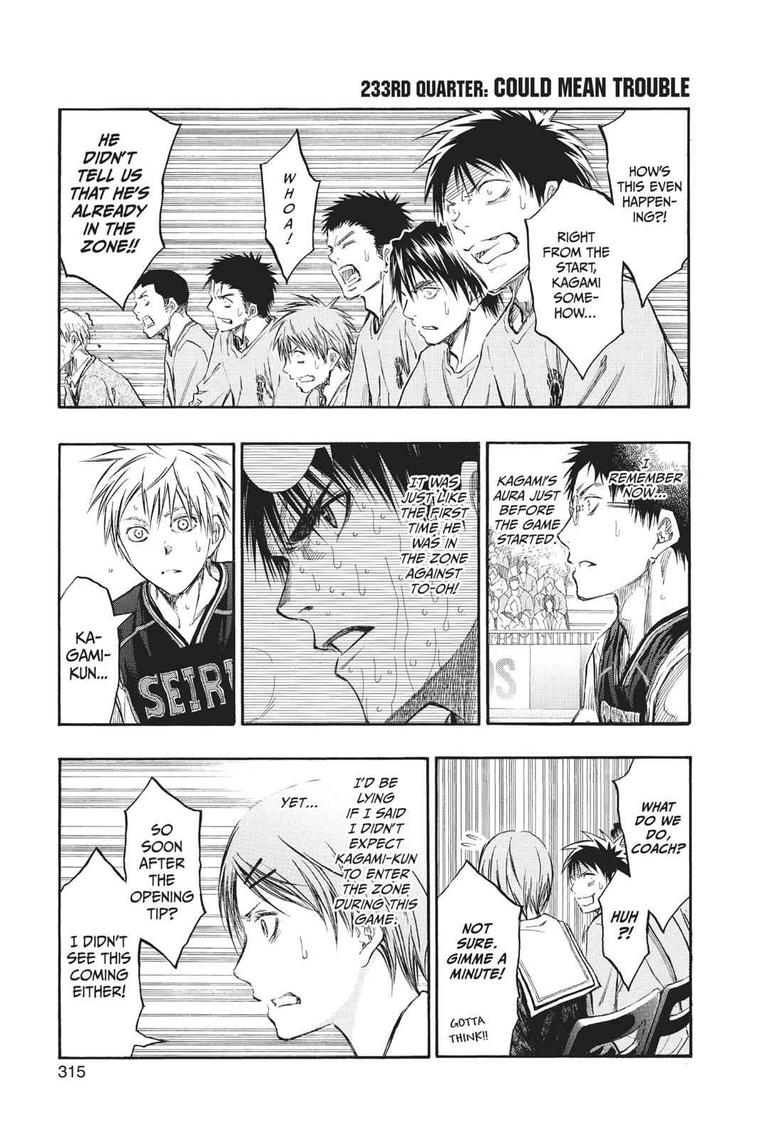 Kuroko no Basket Chapter 233 Page 1