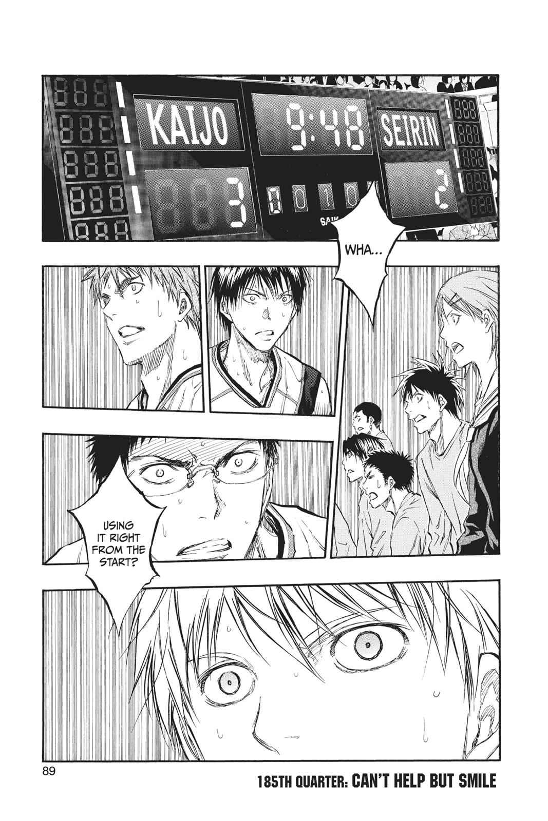 Kuroko no Basket Chapter 185 Page 1