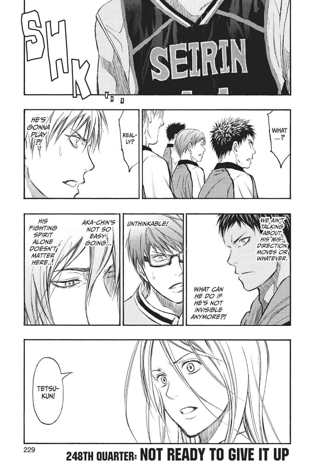 Kuroko no Basket Chapter 248 Page 1