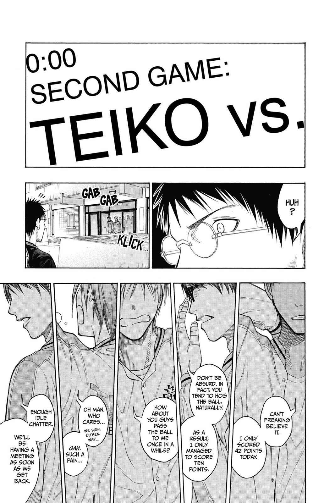 Kuroko no Basket Chapter 98 Page 9