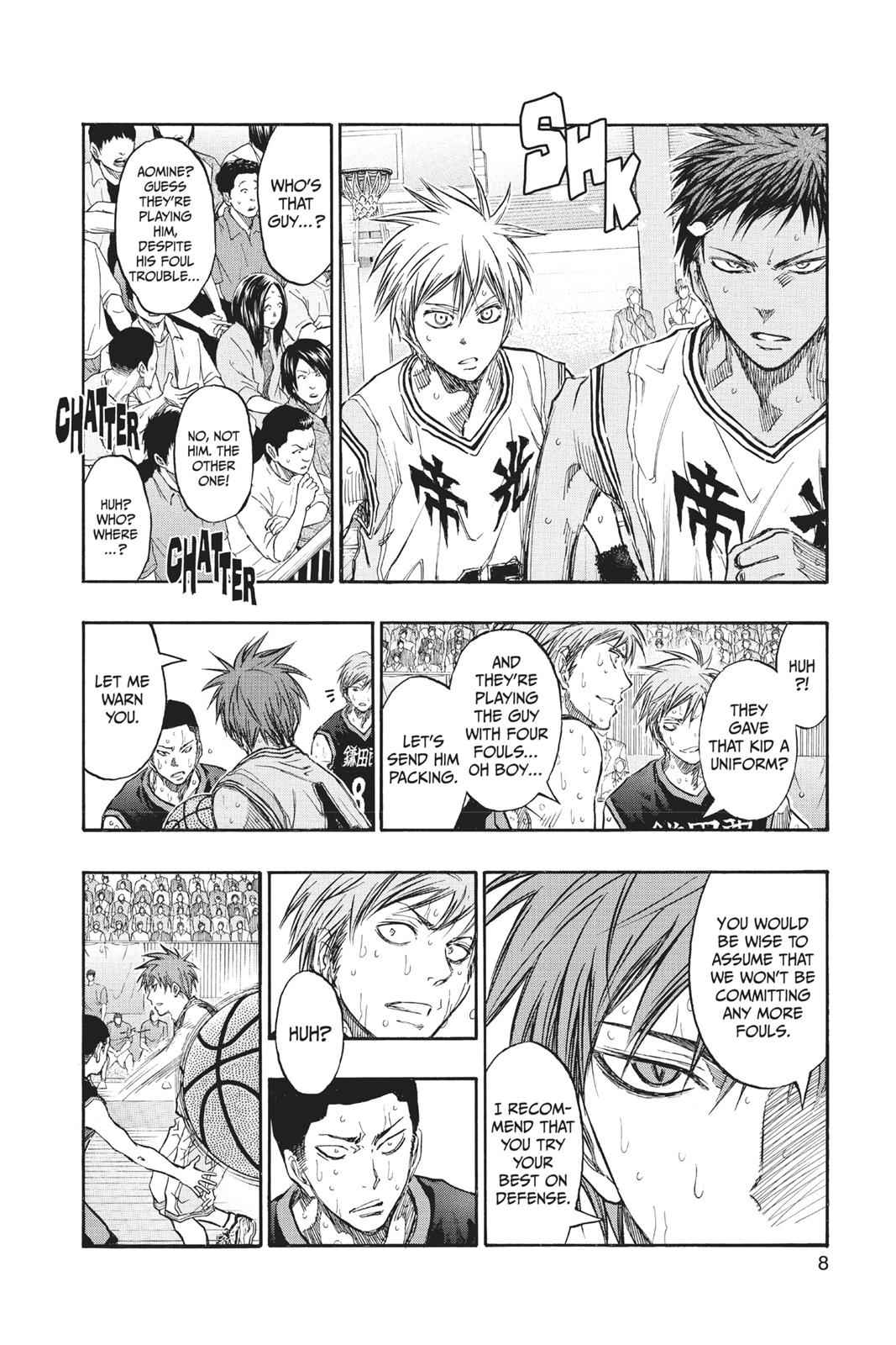 Kuroko no Basket Chapter 218 Page 8