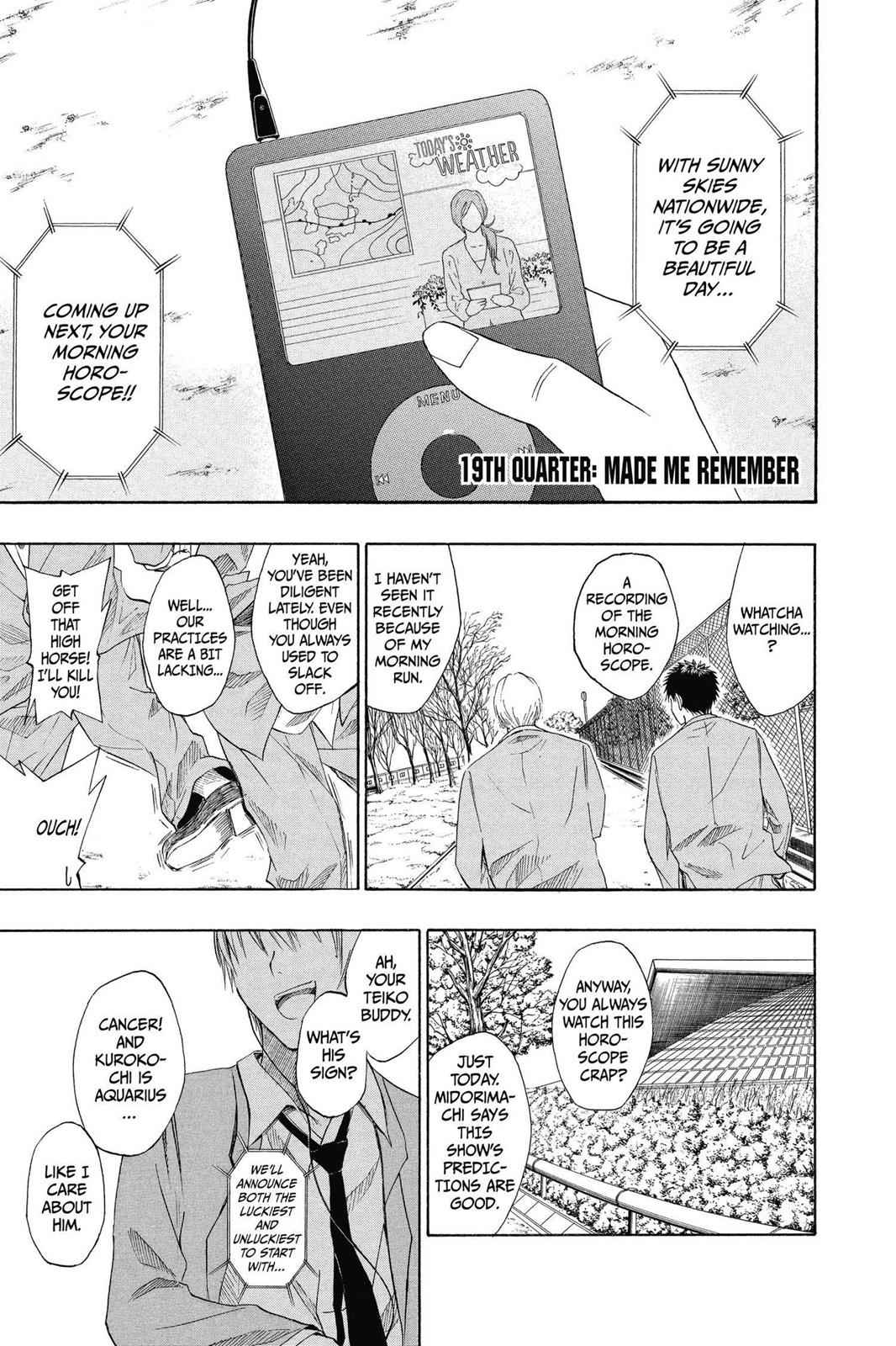 Kuroko no Basket Chapter 19 Page 1