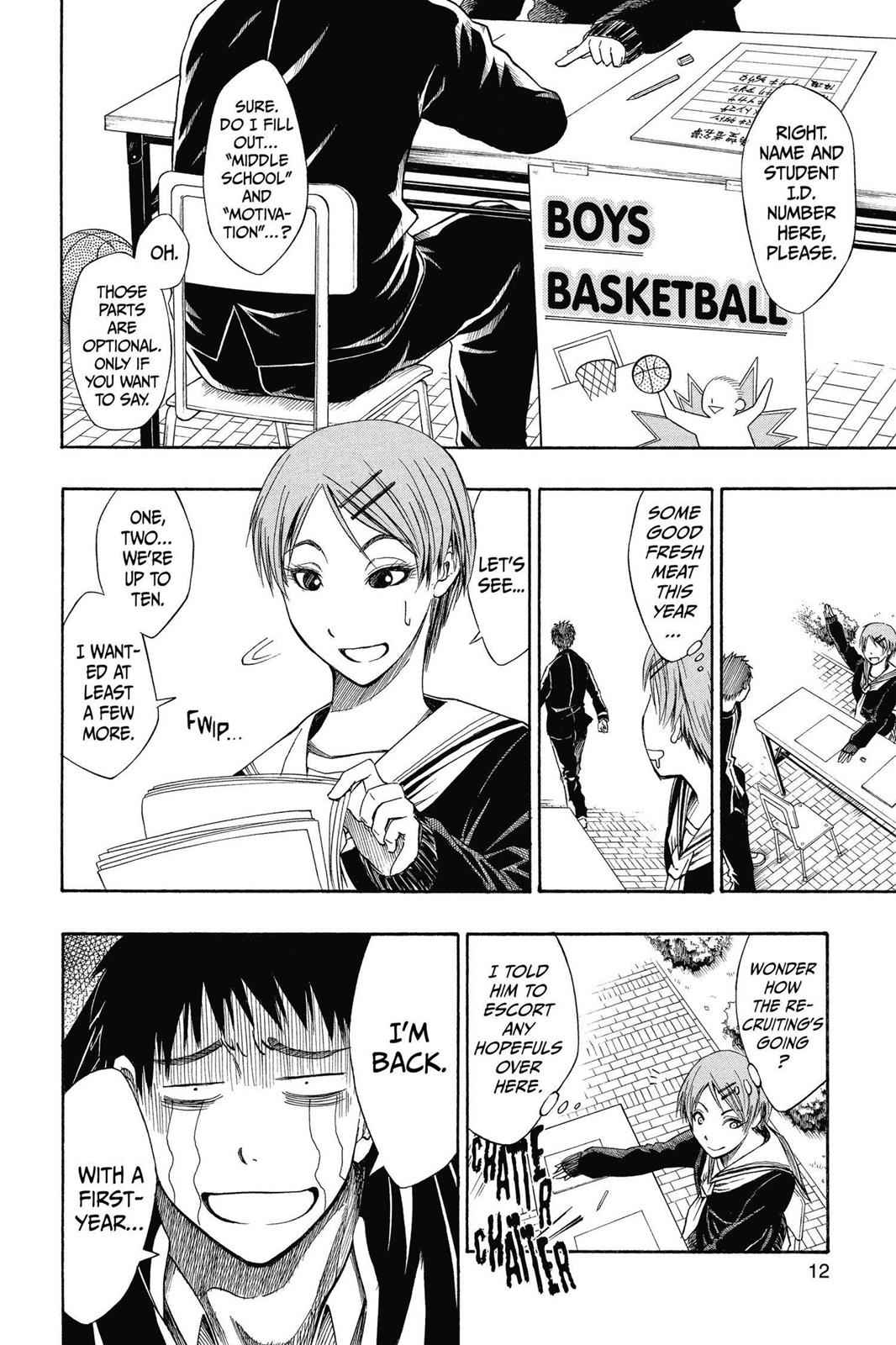 Kuroko no Basket Chapter 1 Page 12