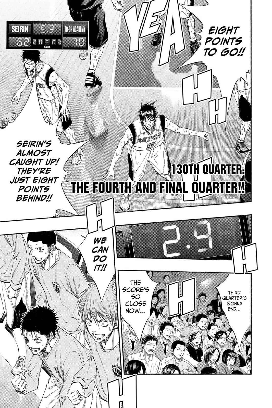 Kuroko no Basket Chapter 130 Page 1
