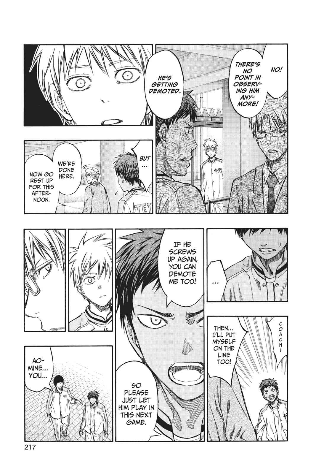 Kuroko no Basket Chapter 209 Page 5