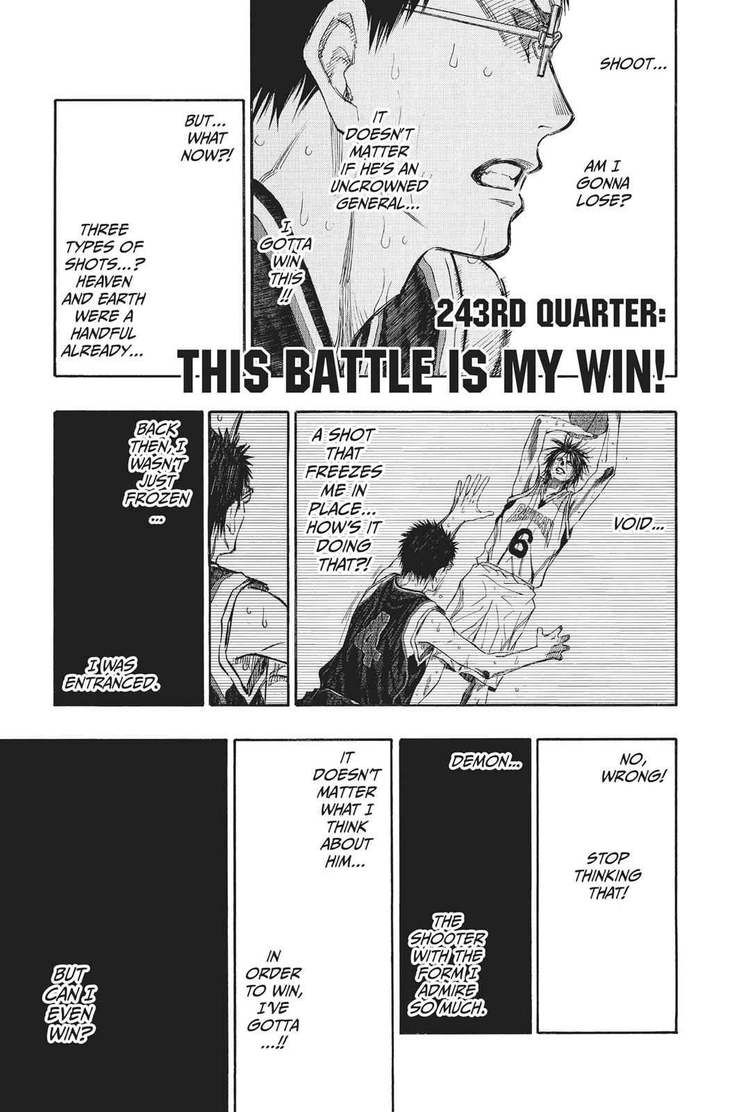 Kuroko no Basket Chapter 243 Page 1