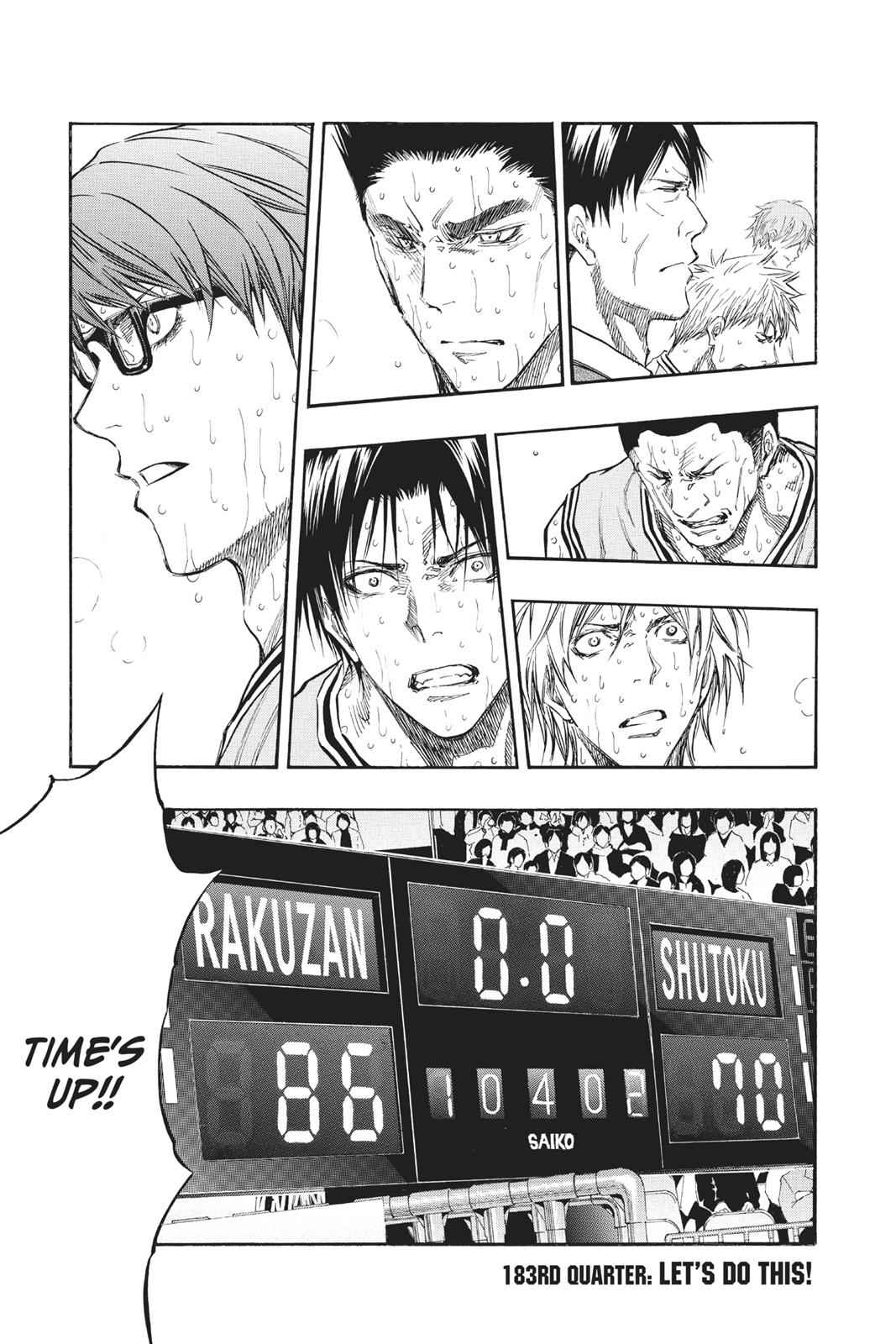 Kuroko no Basket Chapter 183 Page 1