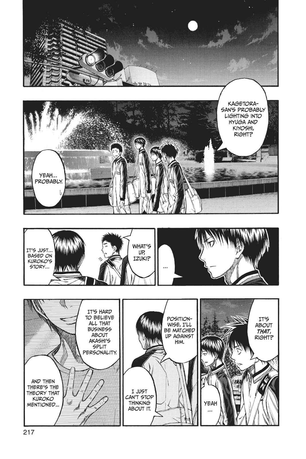 Kuroko no Basket Chapter 228 Page 11