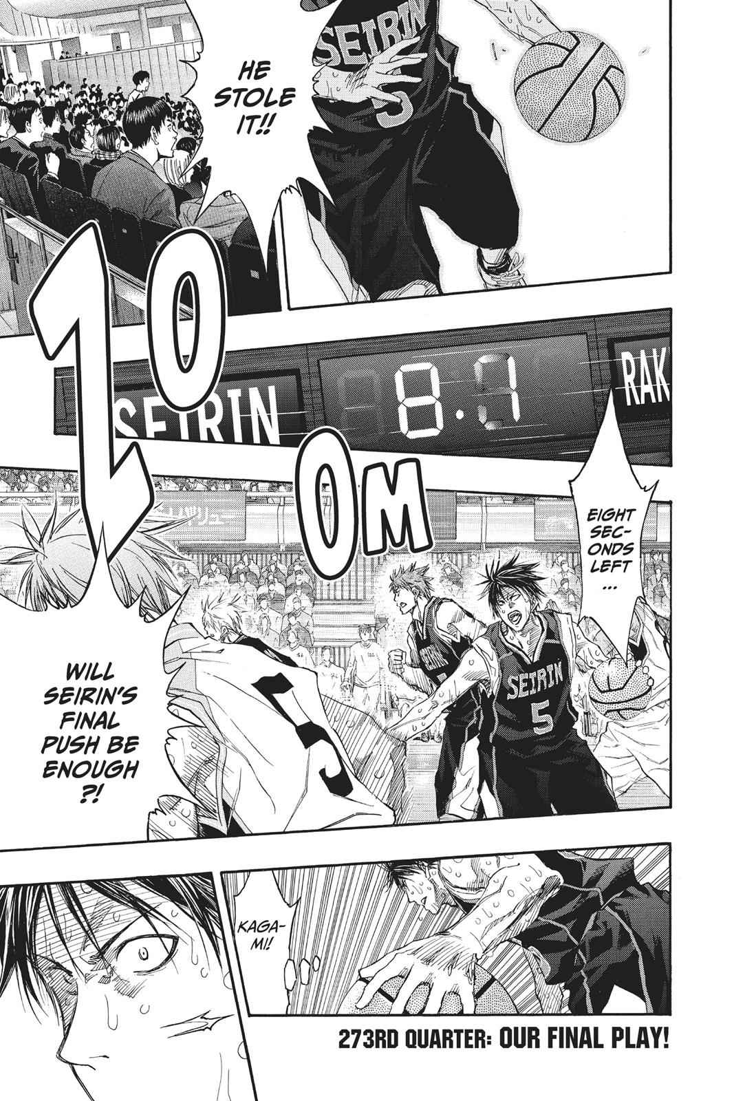 Kuroko no Basket Chapter 273 Page 1