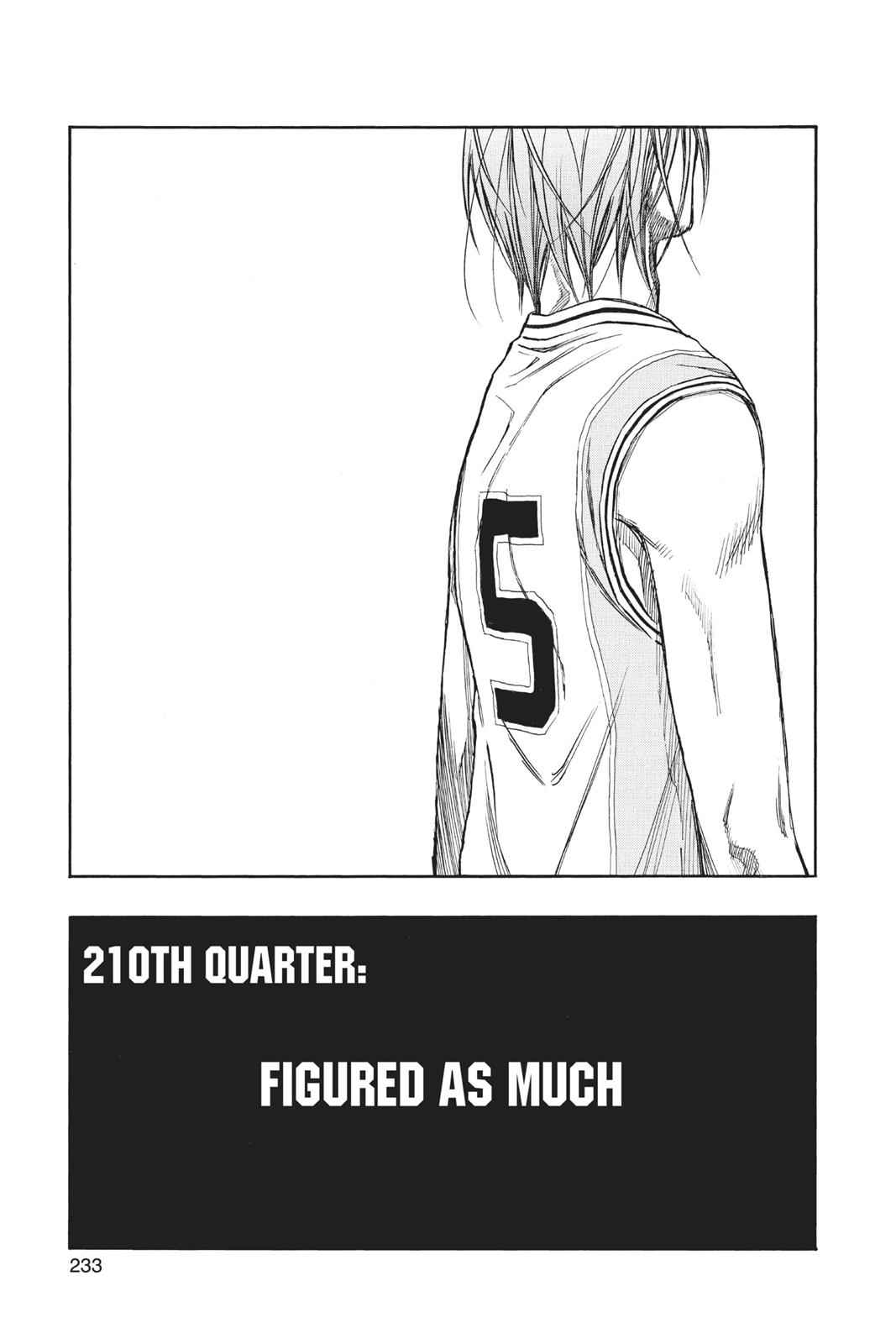 Kuroko no Basket Chapter 210 Page 1