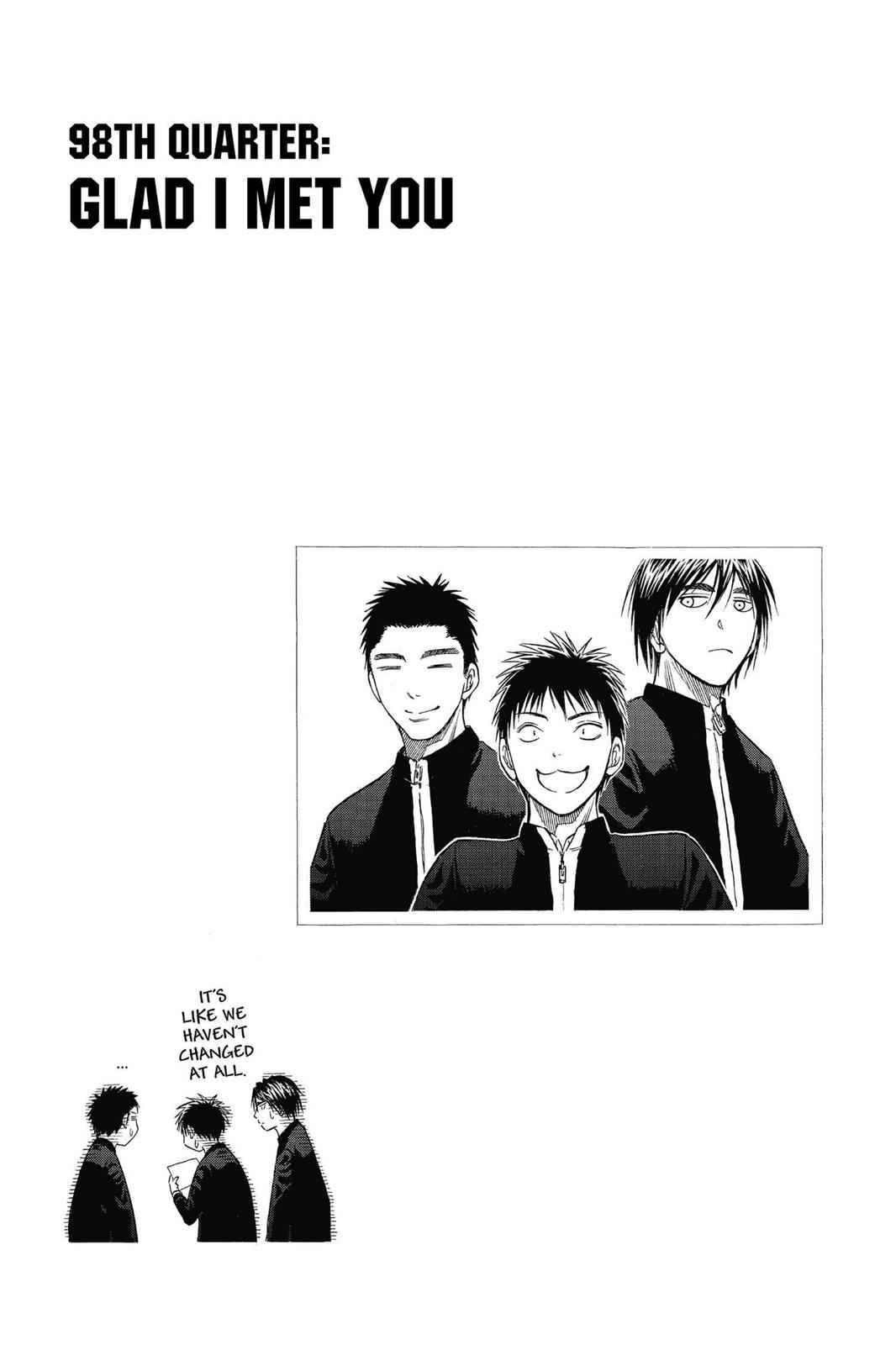 Kuroko no Basket Chapter 98 Page 1
