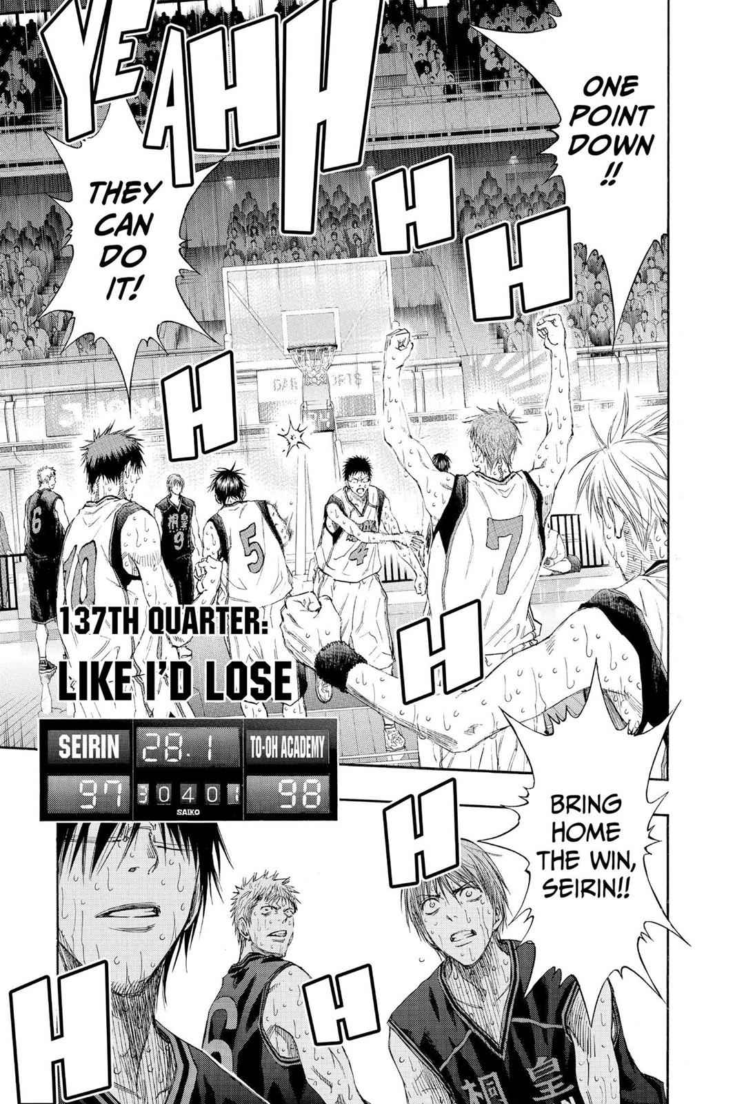 Kuroko no Basket Chapter 137 Page 1