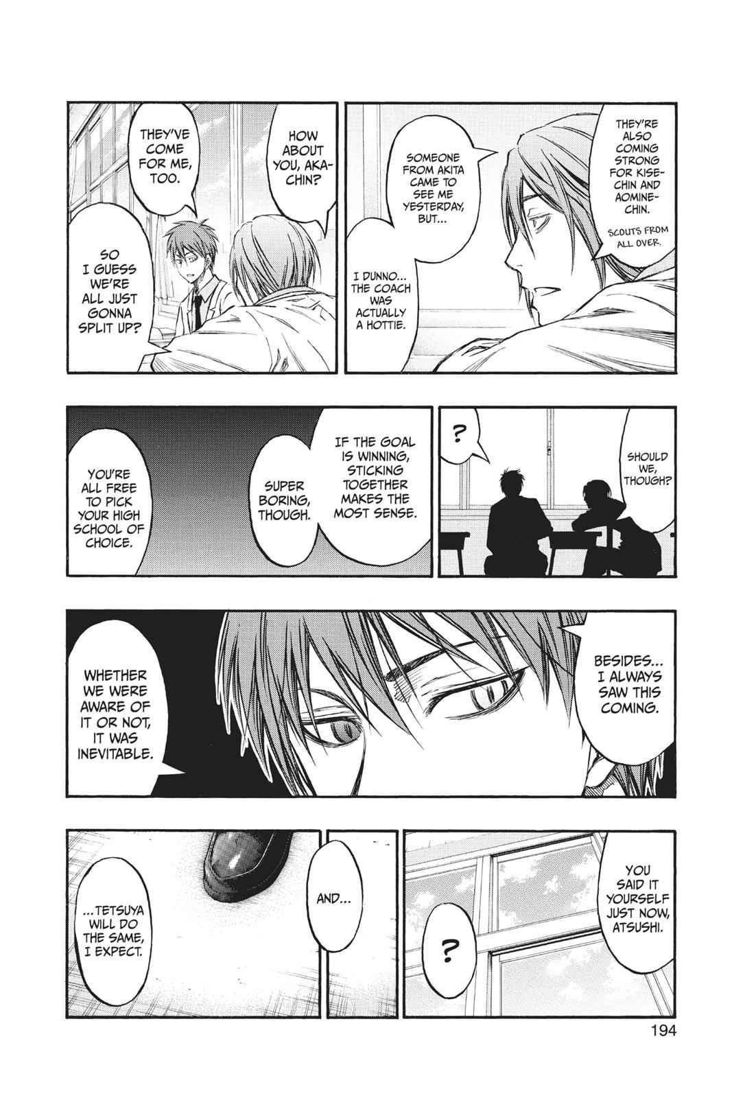 Kuroko no Basket Chapter 227 Page 8