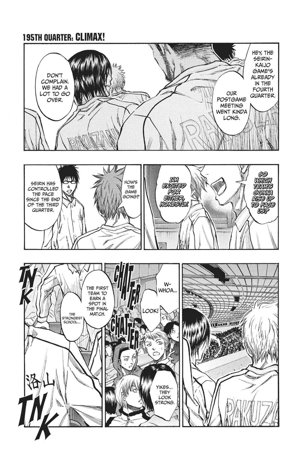 Kuroko no Basket Chapter 195 Page 1