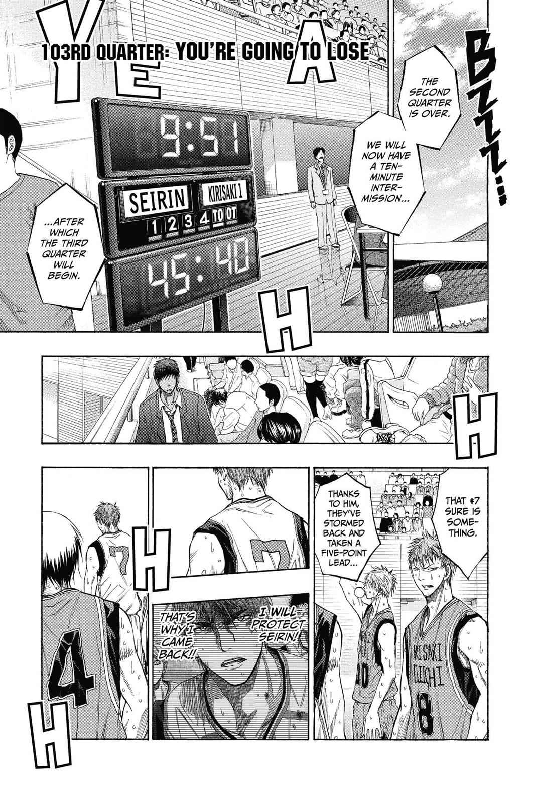 Kuroko no Basket Chapter 103 Page 1