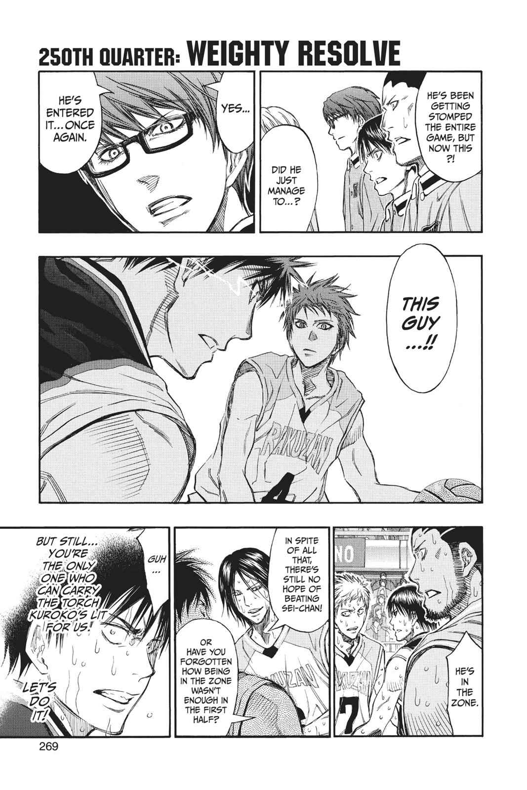 Kuroko no Basket Chapter 250 Page 1