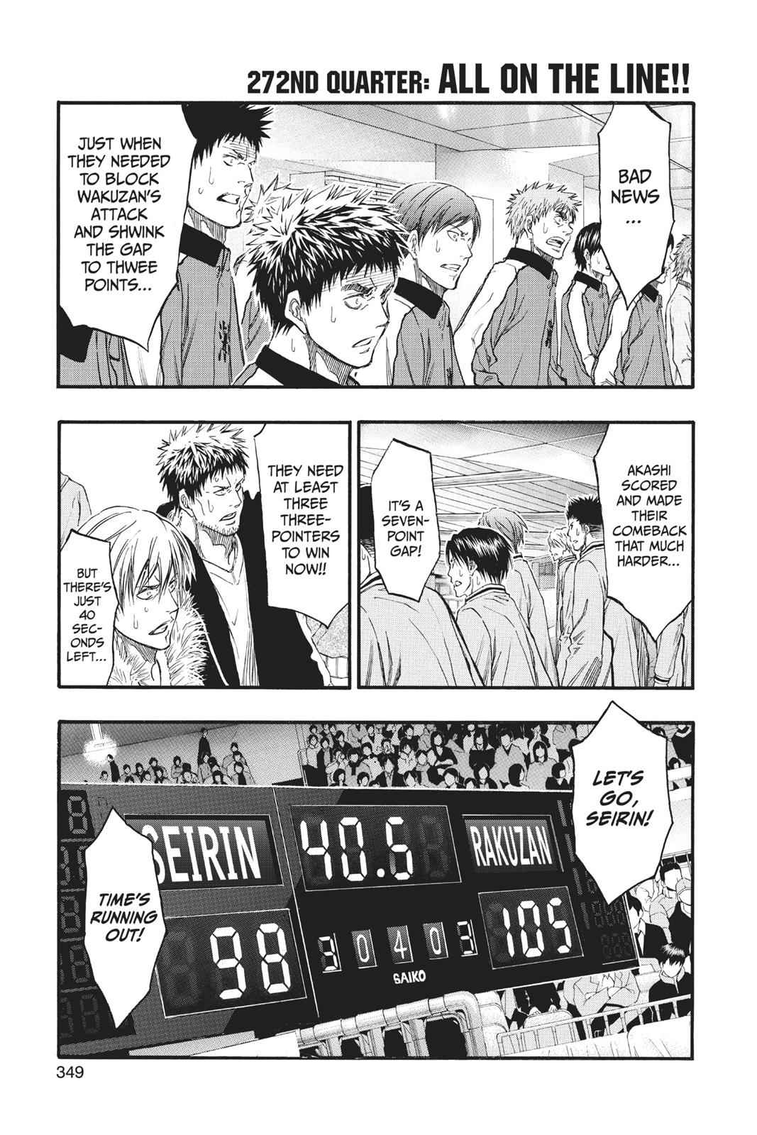 Kuroko no Basket Chapter 272 Page 1