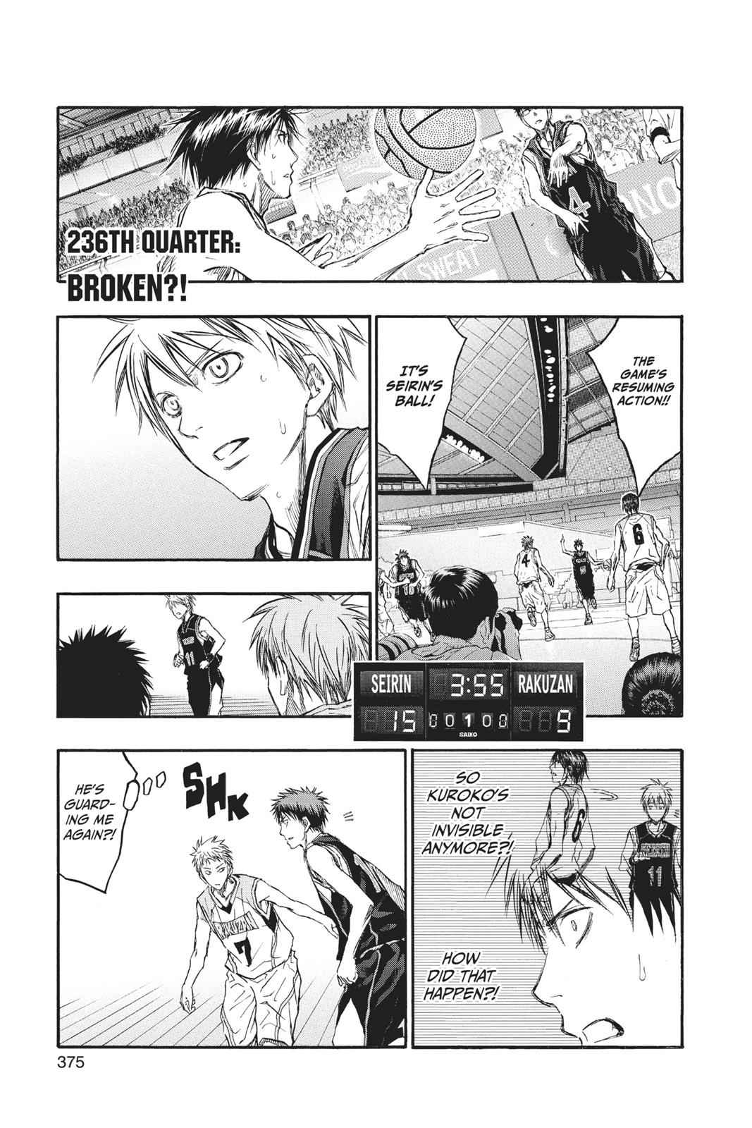 Kuroko no Basket Chapter 236 Page 1