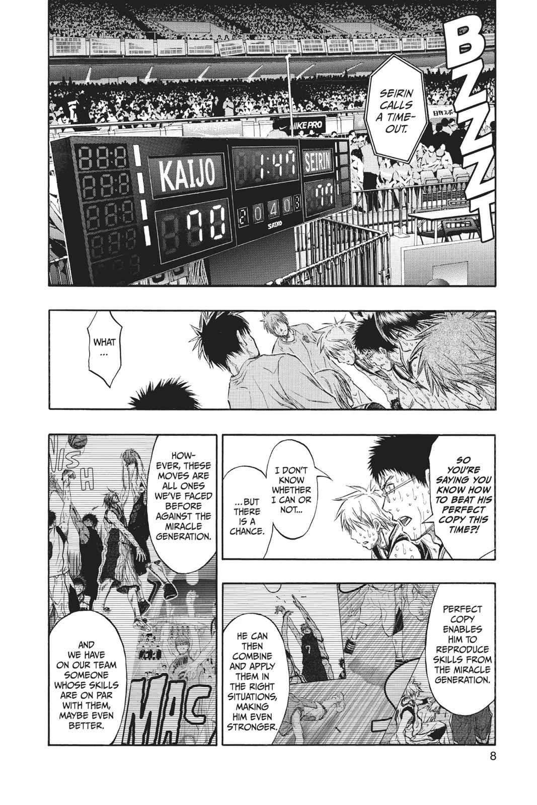 Kuroko no Basket Chapter 199 Page 8