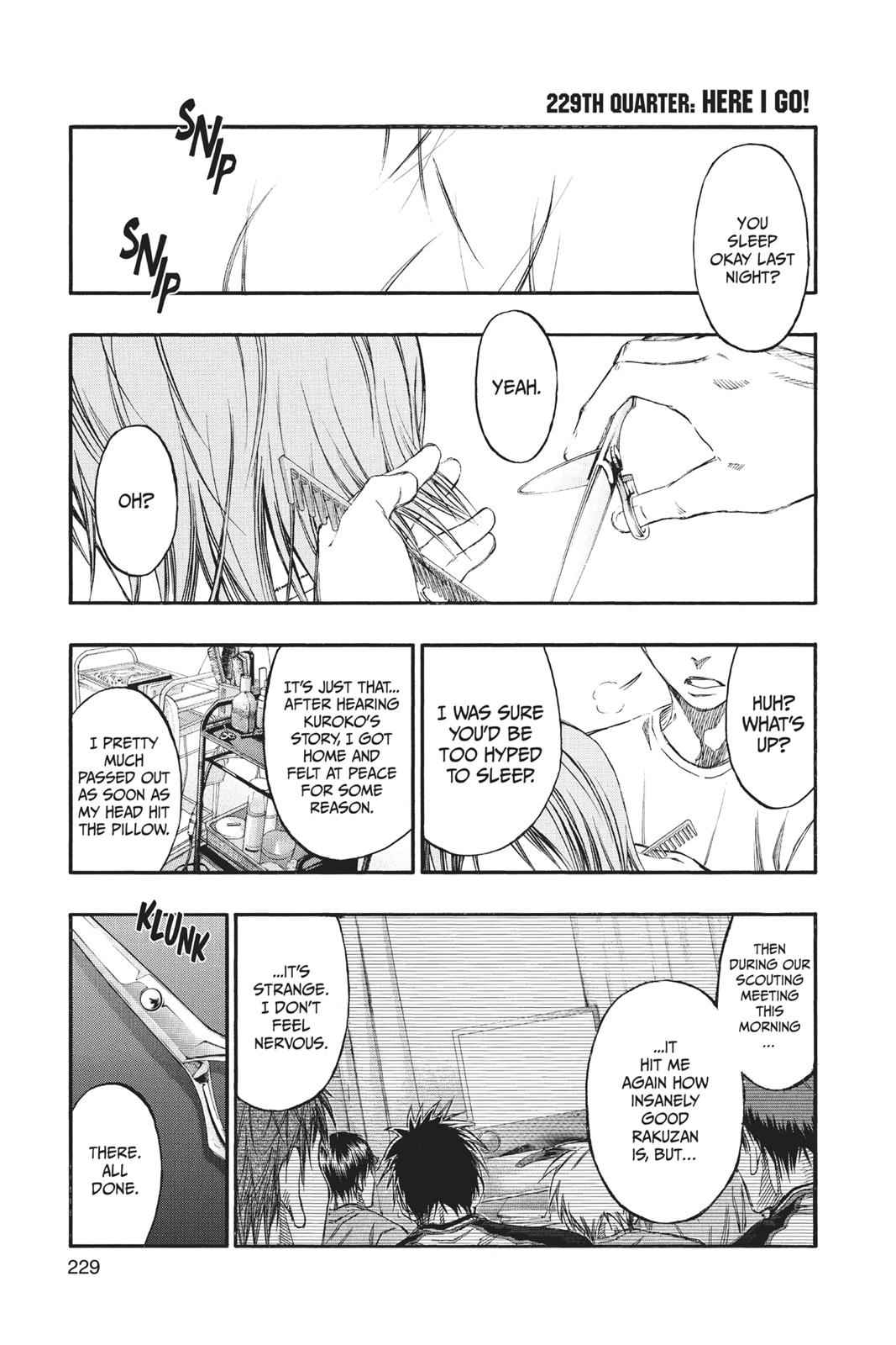 Kuroko no Basket Chapter 229 Page 1