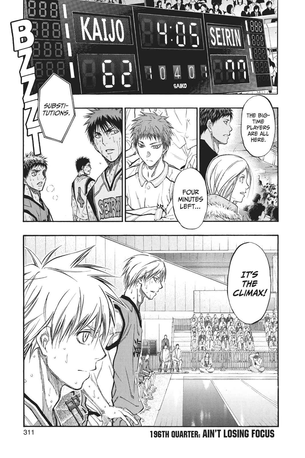 Kuroko no Basket Chapter 196 Page 1