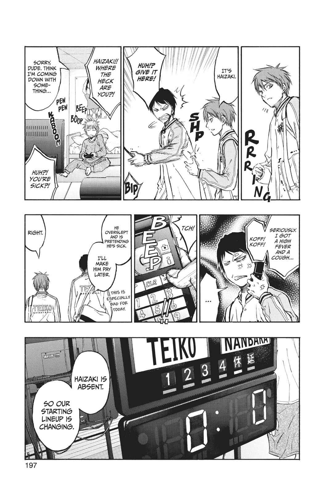 Kuroko no Basket Chapter 208 Page 7