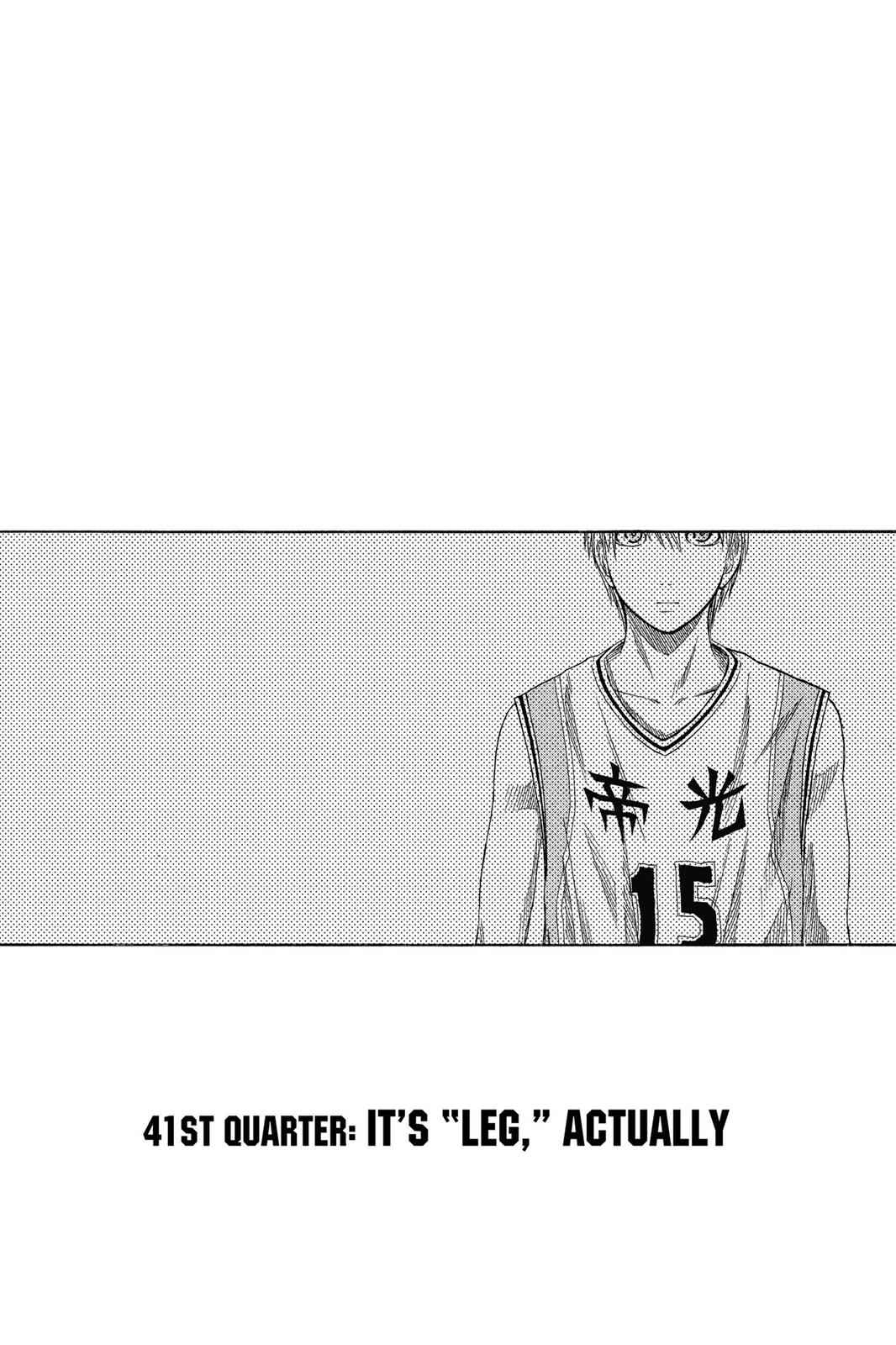 Kuroko no Basket Chapter 41 Page 1