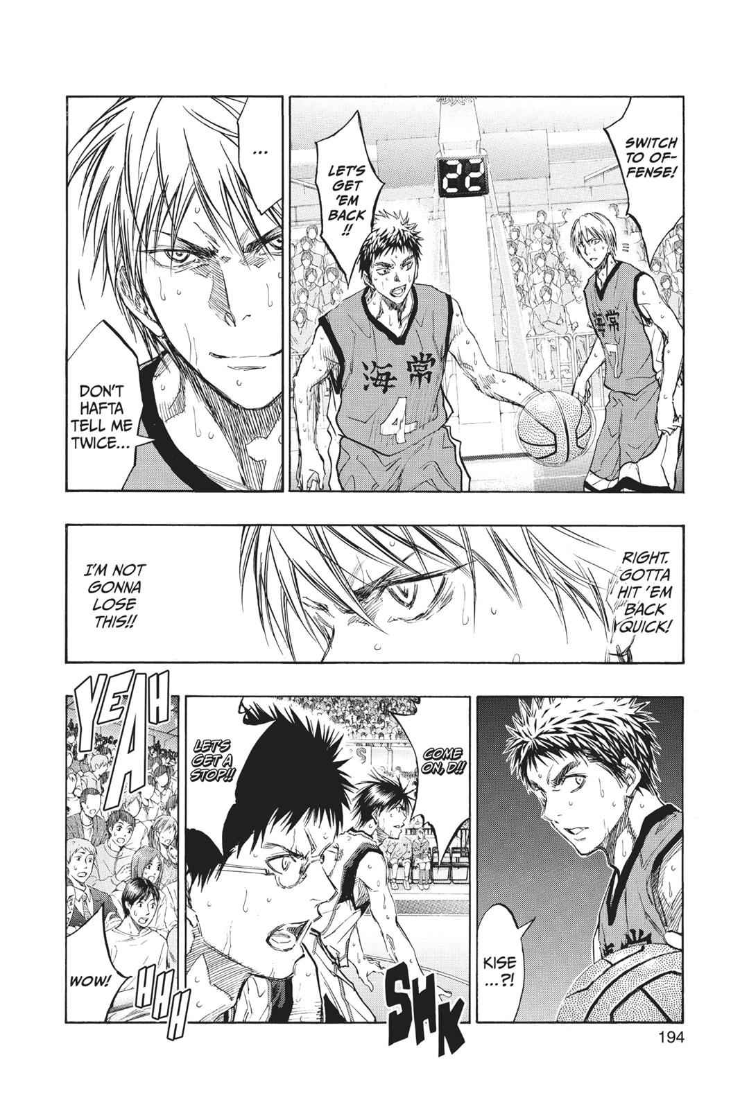 Kuroko no Basket Chapter 190 Page 6