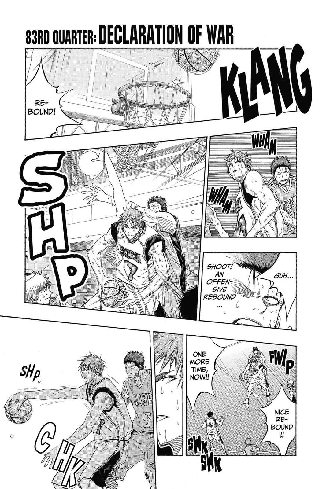 Kuroko no Basket Chapter 83 Page 1