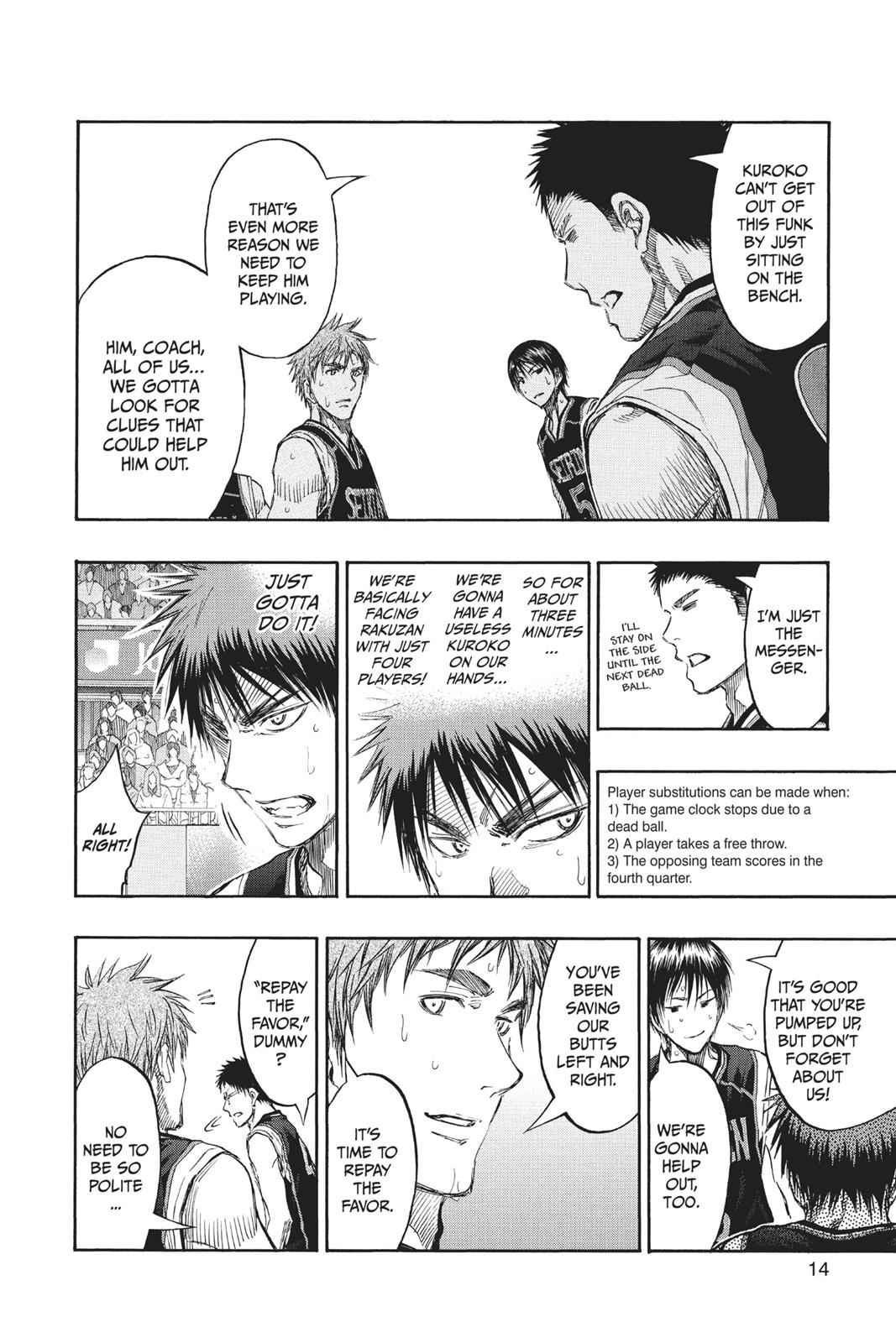 Kuroko no Basket Chapter 237 Page 14